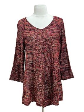 Notations Knit Tunic Sweater Size Medium